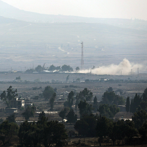הלחימה בסוריה, סמוך לגבול ישראל (צילום: EPA) (צילום: EPA)