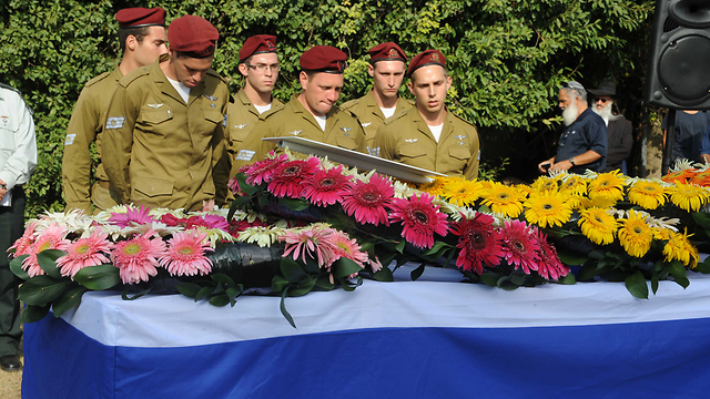 Funeral of Sgt. Shahar Shalev who was killed in Gaza (Photo: Avihu Shapira)