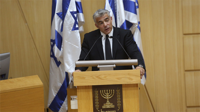 Lapid sounds optimistic ahead of Netanyahu meet (Photo: Gil Yohanan)