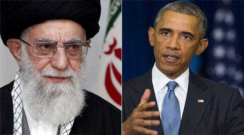 Working together? Iran's Supreme Leader Ayatollah Khamenei and US President Obama.