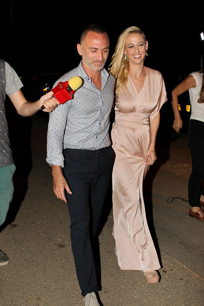 בקרוב אצלכם? שלום מיכאלשווילי וענבל שלוי (צילום: ראובן שניידר)