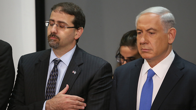 Netanyahu and US Ambassador to Israel Shapiro (Photo: Motti Kimchi)