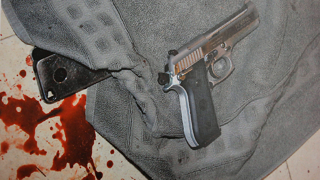 האקדח ששימש להריגה (צילום: EPA) (צילום: EPA)