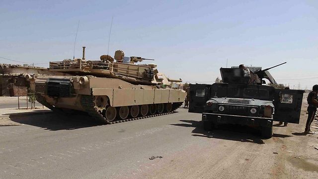 Military vehicles confiscated by ISIS (Photo: Reuters)