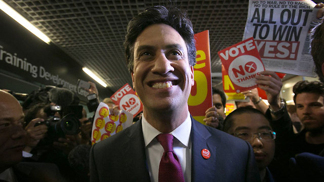 Labour leader Ed Miliband, a member of the 'No' campaign (Photo: Gettyimages)