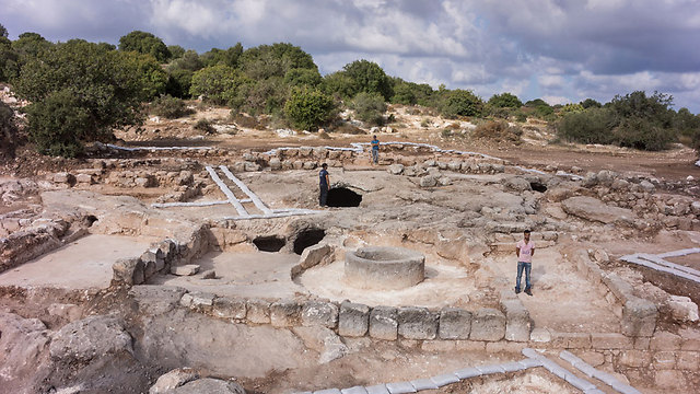 Archaeological discovery in Beit Shemesh (Photo: Griffin Aerial Photography Company)