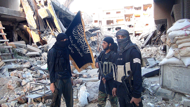 Jabhat al-Nusra fighters in Yarmouk (Photo: AFP/Archive)