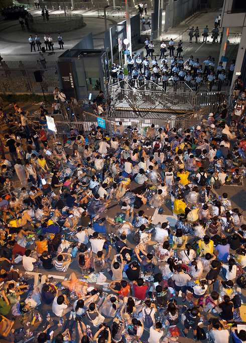 הסטודנטים התחילו את ההפגנות. הונג קונג (צילום: EPA) (צילום: EPA)