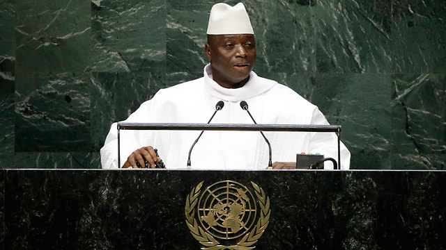 תקף את המערב על היחס למהגרים. נשיא גמביה (צילום: AP) (צילום: AP)