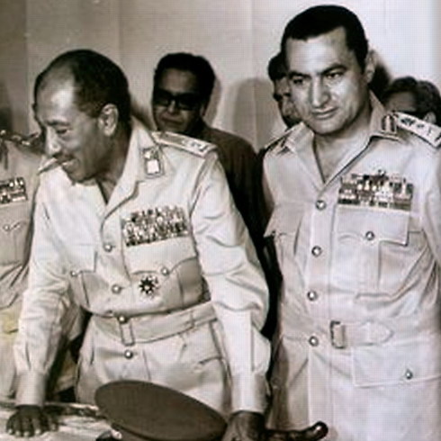 Sadat and Mubarak during the Yom Kippur War (Photo: Archive) (Photo: Archive)