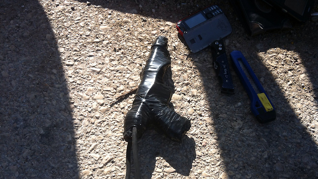 Weapons seized from Palestinians (Photo: Police Spokesman) (Photo: Police Spokesman)