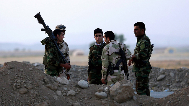 Kurdish fighters near Kobani (Photo: AFP)