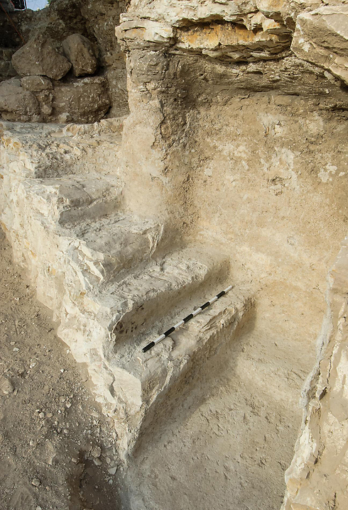 The water cistern uncovered near HaEla junction (Photo: Assaf Peretz, courtesy of the Israel Antiquities Authority) (Photo: Assaf Peretz, courtesy of the Israel Antiquities Authority)