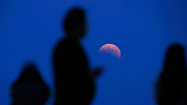 ירח כתמתם בשנחאי, סין (צילום: רויטרס) (צילום: רויטרס)
