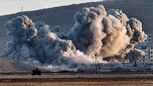 Strikes on Islamic State positions in Syria (Photo: AFP)