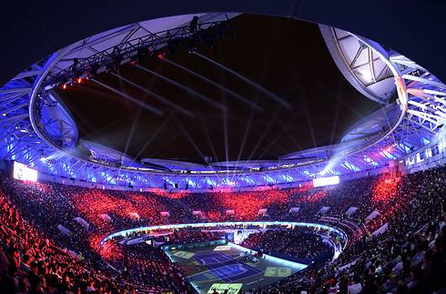 מבט על האצטדיון המרהיב בשנגחאי (צילום: AFP) (צילום: AFP)