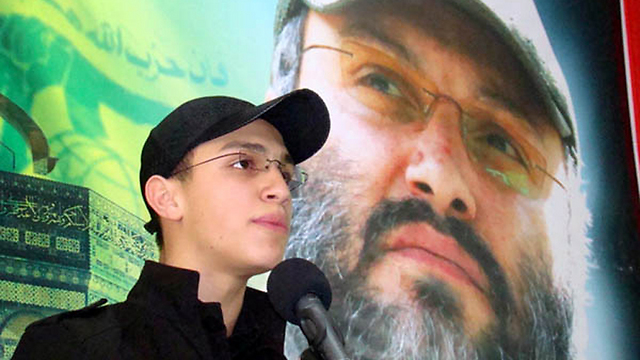 Jihad Mughniyeh at memorial service for his father
