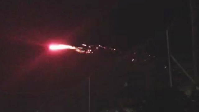 Fireworks launched at Mount of Olives homes