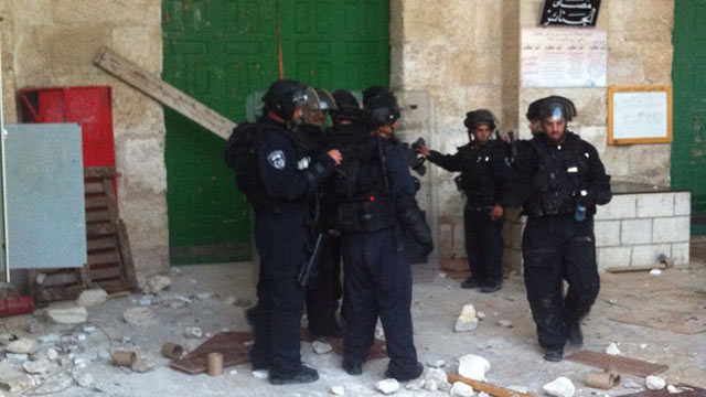Police forces at Temple Mount (Photo: Police Spokesman) (Photo: Police Spokesman)
