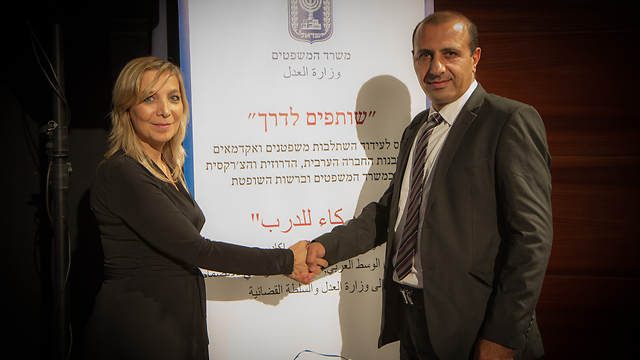 Israeli delegates: Emmy Palmor and Ayman Saif (Photo: Promo Productions and Communications) (Photo: Promo Productions and Communications)