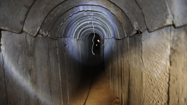 Picture of tunnel featured in Hamas newspaper during Operation Protective Edge.