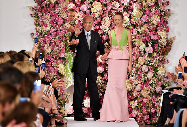 Oscar de la Renta on the runway at the recent New York Fashion Week (Photo: Getty Images) (Photo: Getty Images)