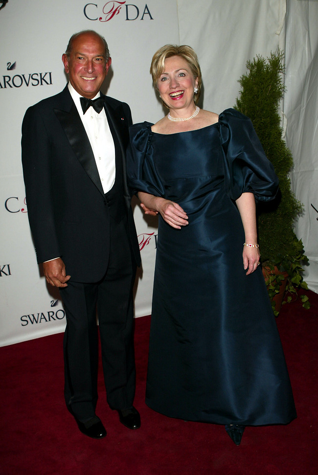 Hillary Clinton and Oscar de la Renta (Photo: Getty Images) (Photo: Getty Images)