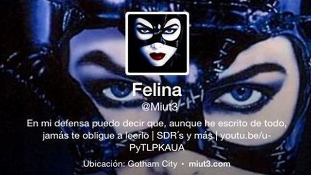 חשבון הטוויטר של רוביו תחת השם "פלינה". הרשת חסמה מאז את הפרופיל ()