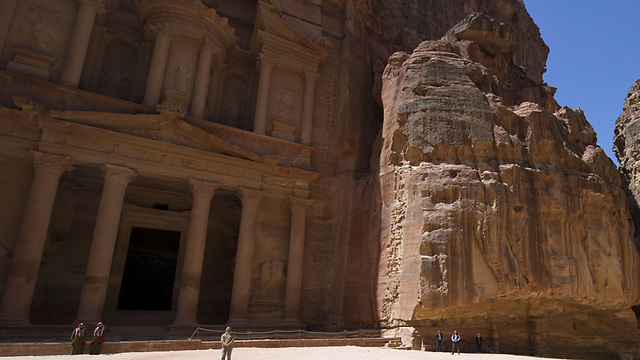 President Obama in Petra (Photo: AFP) (Photo: AFP)