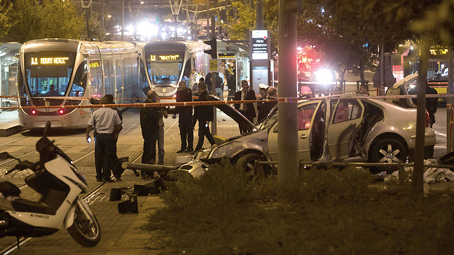 Wednesday night's attack at the light rail (Photo: AFP)