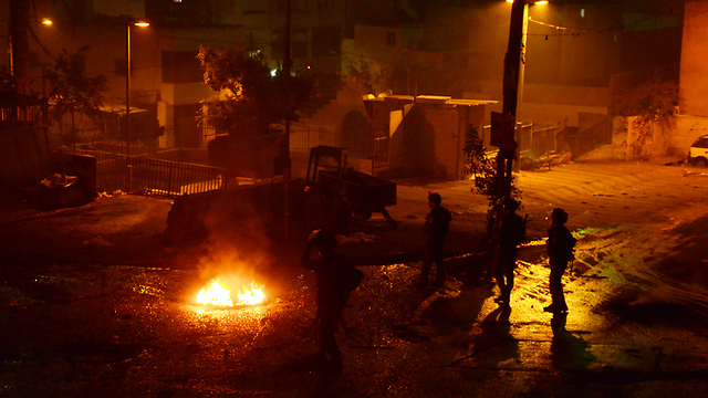 Clashes in Silwan on Thursday night (Photo: Mohammed Shinawi)