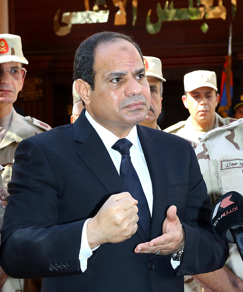 נשיא מצרים א-סיסי (צילום: AFP) (צילום: AFP)