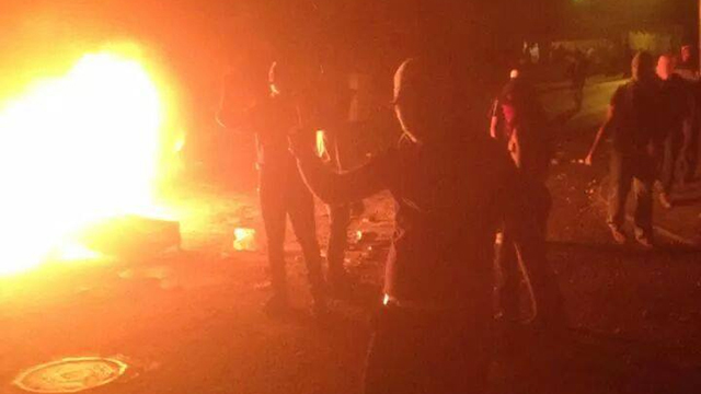 מהומות באזור ואדי ג'וז בסוף השבוע ()