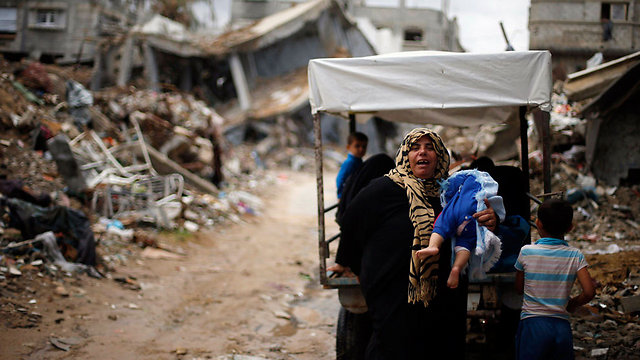 Eastern Gaza City in ruins (Photo: Reuters)