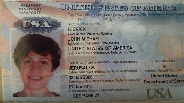 Born in Jerusalem, not Israel