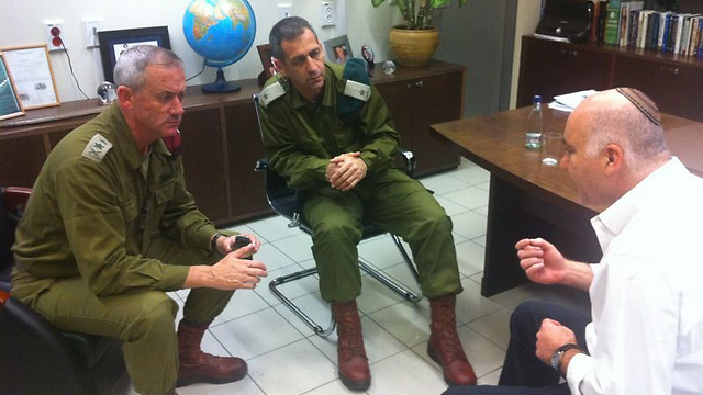 Gantz, Kochavi, and Cohen (Photo: IDF Spokesperson's Unit)