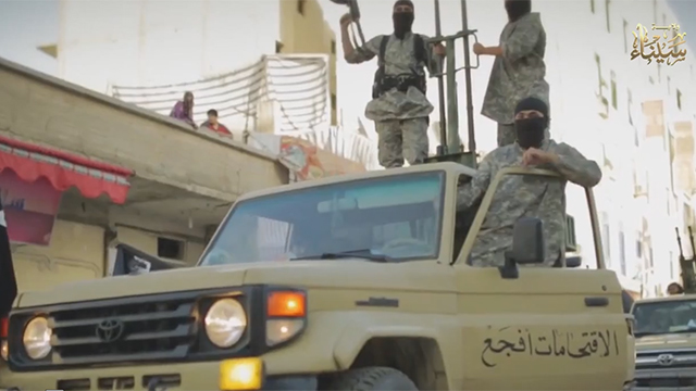 ISIS fighters in Sinai (archives)