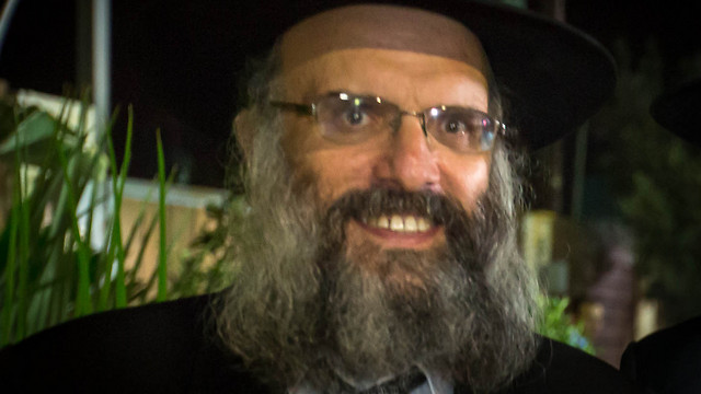 הרב משה טברסקי. התפלל מדי בוקר בבית הכנסת בהר נוף ()