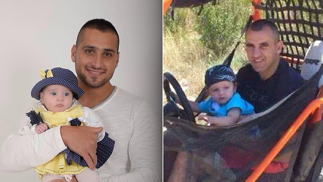 מימין לשמאל: ג'דעאן אסעד שנרצח בפיגוע הדריסה וזידאן סיף שנרצח בפיגוע בבית הכנסת (צילום: סהאר עלי) (צילום: סהאר עלי)