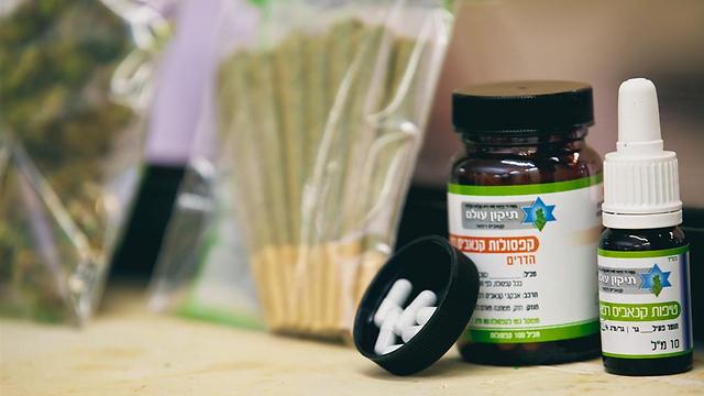 Products made by the Tikun Olam medical marijuana company in Israel