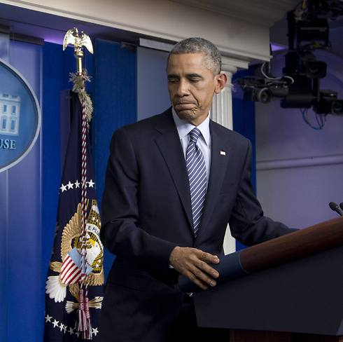 הנשיא אובמה. הסערה באה דווקא בעת כהונתו של הנשיא השחור הראשון בארה"ב (צילום: AP) (צילום: AP)