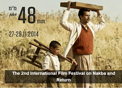 Ad promoting 'Second International Film Festival on Nakba and Return' at Tel Aviv Cinematheque (photo courtesy of Zochrot association)   (Photo: Zochrot)
