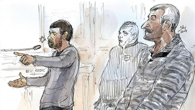 הנאשמים בבית המשפט בשבוע שעבר (צילום: AFP) (צילום: AFP)