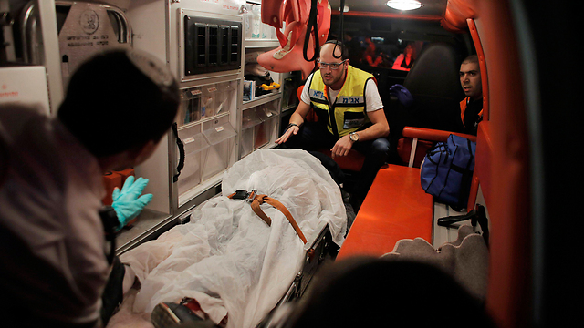Evacuation of the terrorist to the hospital. (Photo: Reuters)