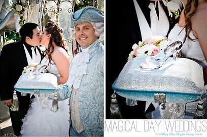 סינדרלה הכלה והנעל המפורסמת (קרדיט: magical day weddings) (קרדיט: magical day weddings)