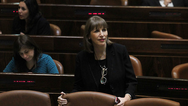 Limor Livnat's last day at the Knesset (Photo: Ido Erez)