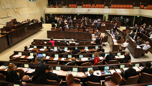 ההצבעה על פיזור הכנסת, השבוע (צילום: עידו ארז) (צילום: עידו ארז)