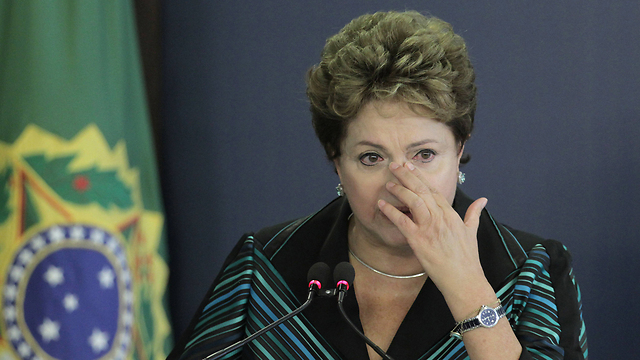 הנשיאה הברזילאית דילמה רוסף (צילום: AP) (צילום: AP)