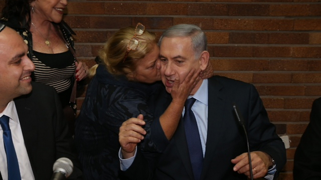 Netanyahu at Likud meeting (Photo: Motti Kimchi)