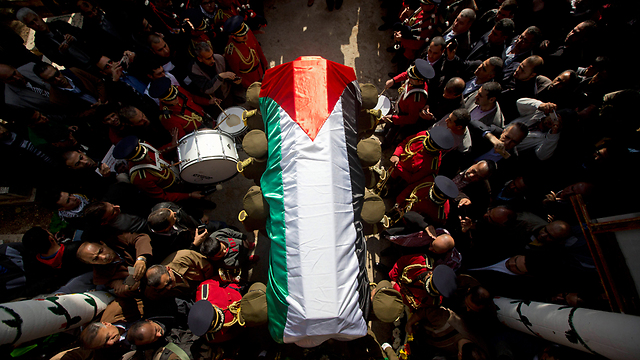 Abu Ein's funeral (Photo: AP)
